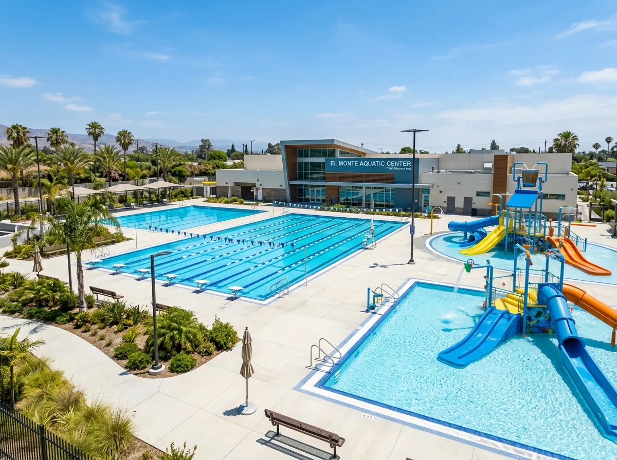 El Monte Aquatic Center with modern pools and family-friendly recreational facilities