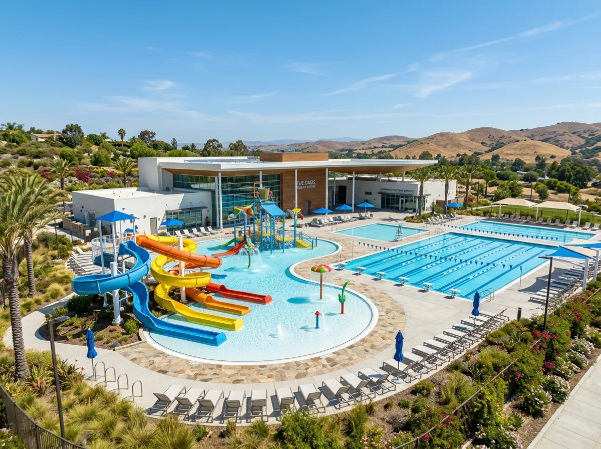 El Monte Aquatic Center with swimming pools and recreational facilities