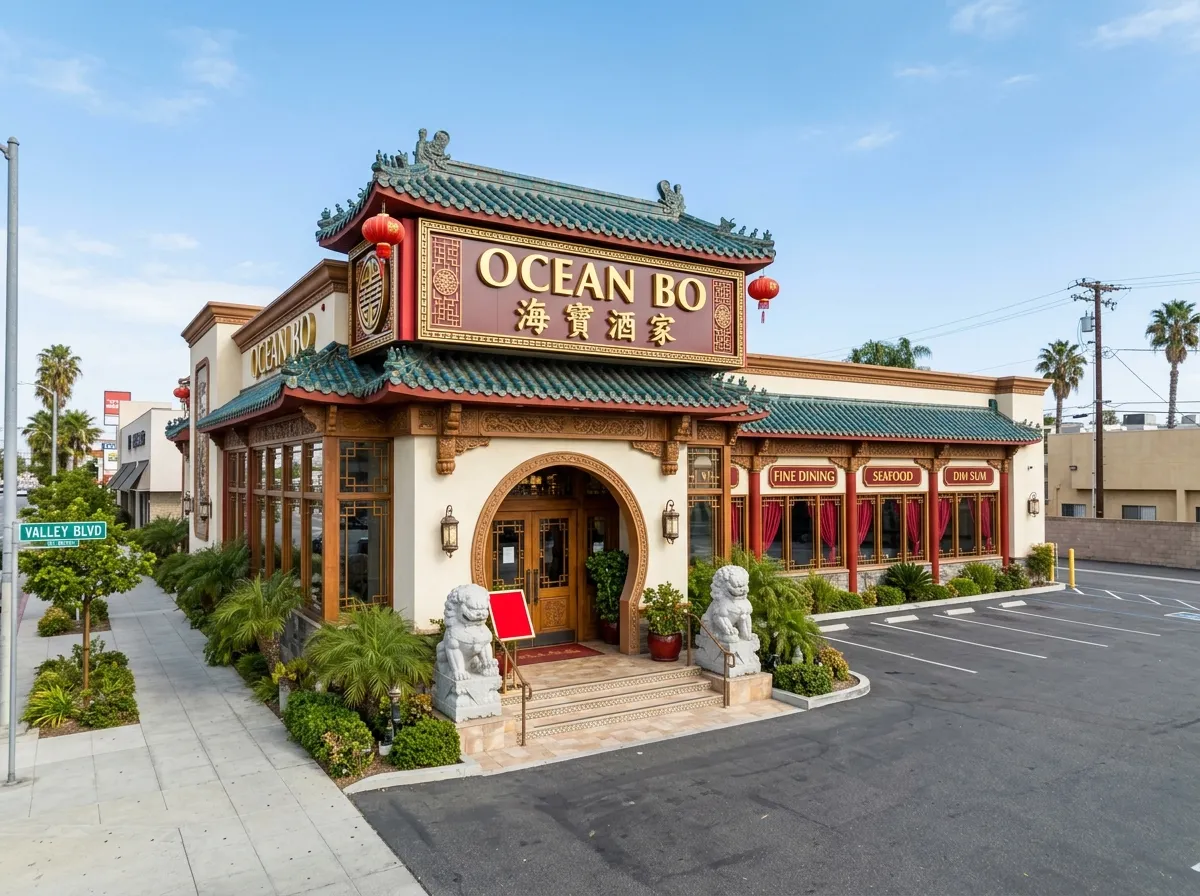 Ocean Bo restaurant exterior.